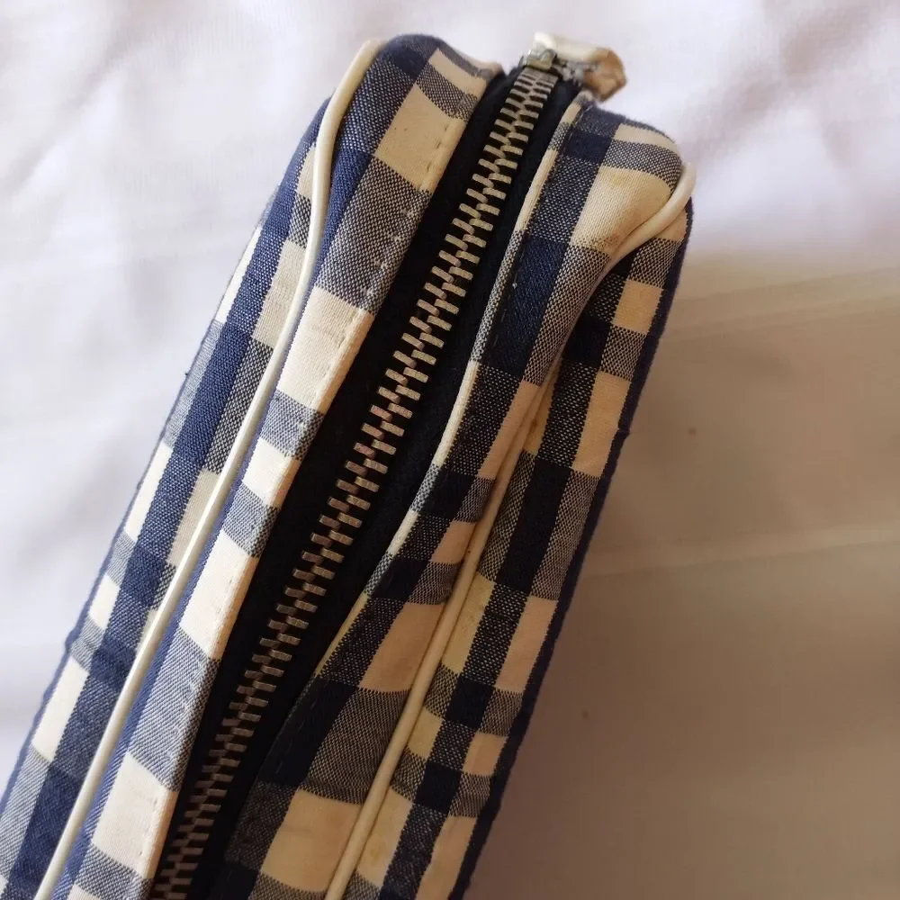 VTG Plaid toiletries bag